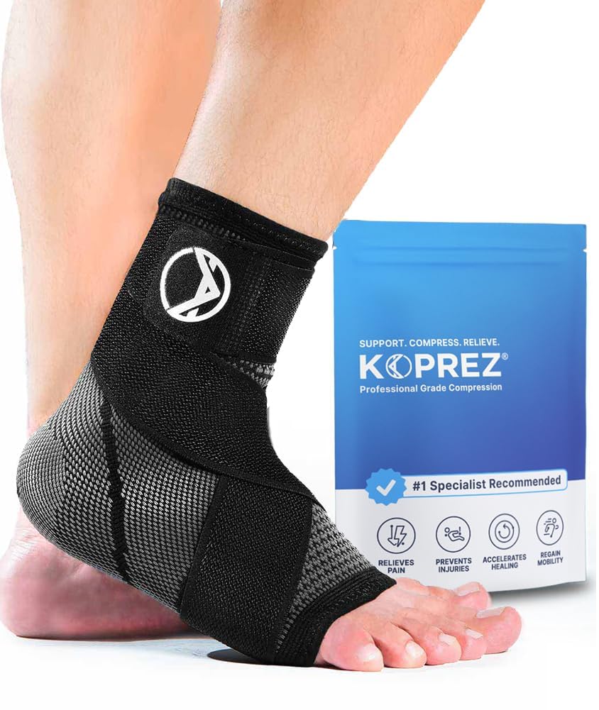 Photo 1 of Koprez Plantar Fasciitis Sleeve - Plantar Fasciitis Relief, Plantar Fasciitis Socks, Ankle Compression Sleeve, Ankle Support for Women, Plantar Fasciitis Brace, Ankle Sleeve, Ankle Support Men