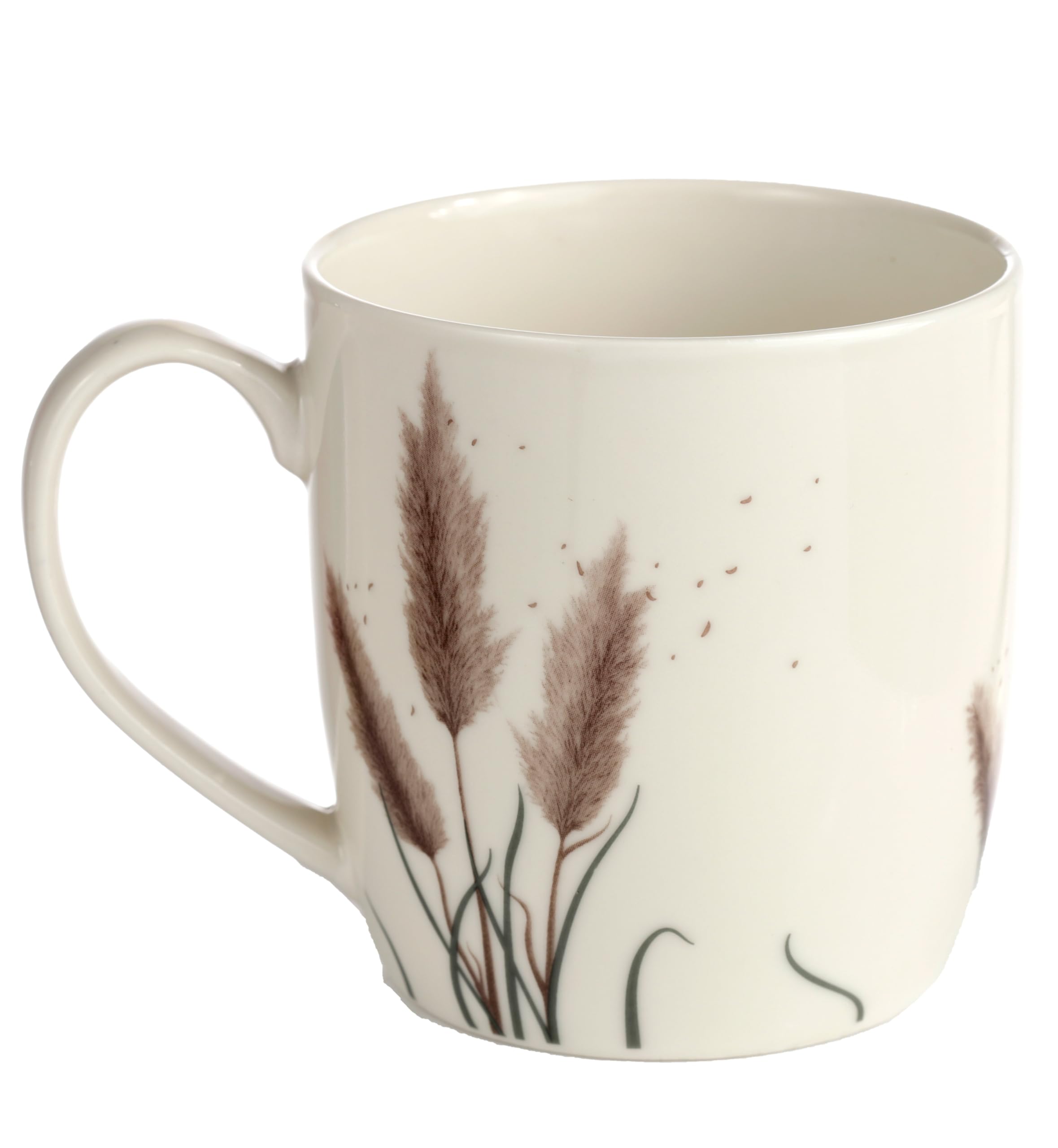 Puckator Pampas Grass Porcelain Tea Coffee Mug - Funny Home Accessories - Cute Gifts for Girlfriend - Large Mugs for Men Women Hot Drinks - Cute Cups Presents - Secret Santa Gift - Cup Set