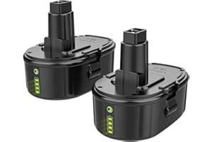 Bakipante 6.5Ah 18V Lithium Battery Replacement for Dewalt DC9096 DC9098, Replaces Dewalt 18 Volt XRP Ni-Cad Batteries DC9099