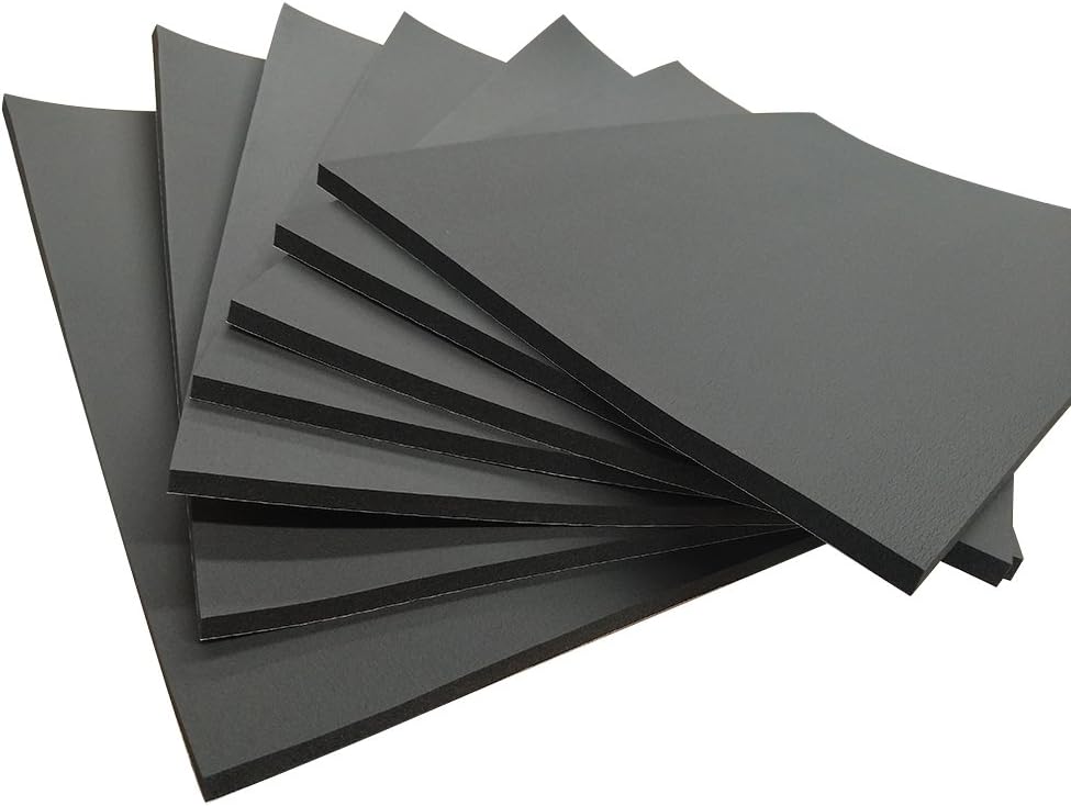 Panana Car Van Sound Proofing Deadening Vehicle Insulation Closed Cell Foam Sheets with Adhesive Backing 50x30cm,12 Sheets - Image 4