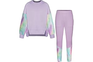 GRACE KARIN Girls Clothes Sweatshirt for Teen Girls Fashion Outfits Sweapants Leggings Tracksuit Clothing Set Size 5-14