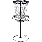 MVP Disc Sports Black Hole Pro 24-Chain Portable Disc Golf Basket Target