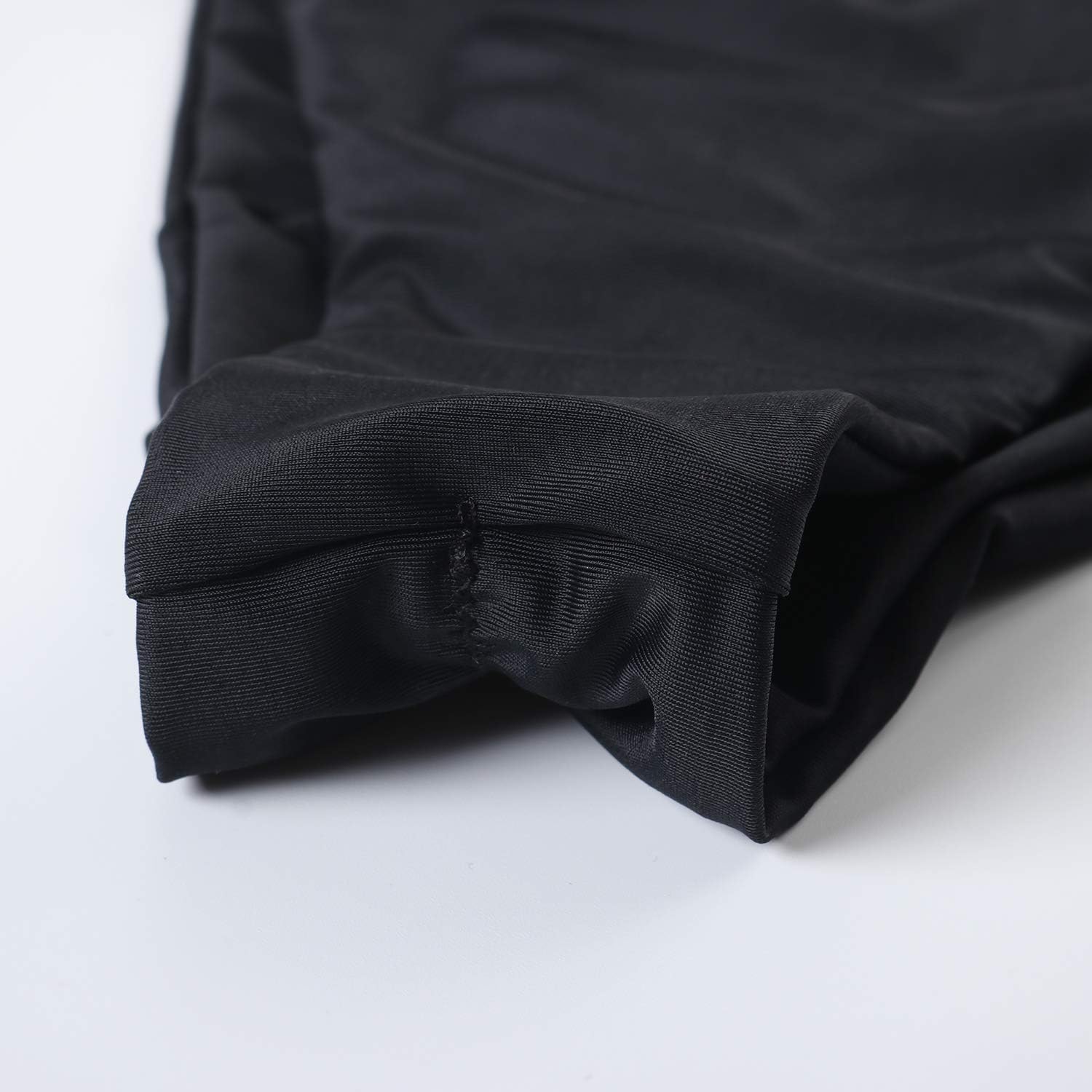 MOSHENGQI Women Sexy Brazilian Bikini 2 Piece Spaghetti Strap Top Thong Swimsuit Bathing Suit(S,0Solid Black) - Image 9