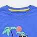 Dailybella Baby Boys Clothes Short Sleeve T-Shirts Shorts Set 2pcs Dinosaur Summer Toddler Outfits Clothing (24M (18-24 Months), Blue)
