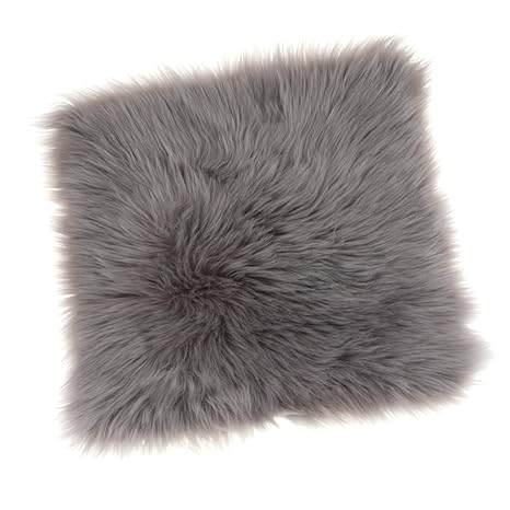 Gazechimp 1 x Polyester Flauschiger -Läufer Mehrzweck Flecken Schutz Polyester Boden-Matte - Grau