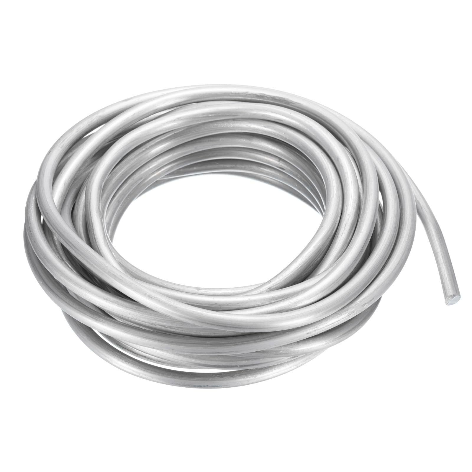 PATIKIL 6mm Bonsai Training Wire, 1 Roll Floral Wire Stems Anodized Aluminum Tree Wire 16.4 Feet Total for Gardening Branch Fixing, White