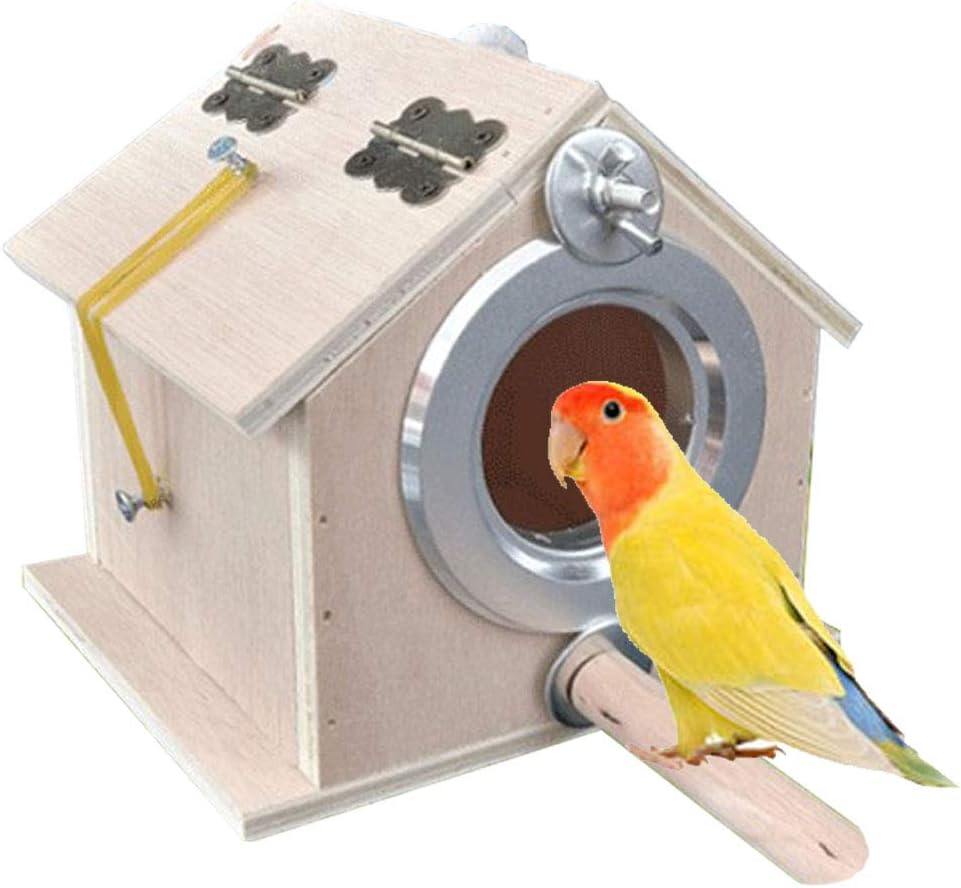 kathson Parakeet Nest Box Bird Nesting House Parrot
