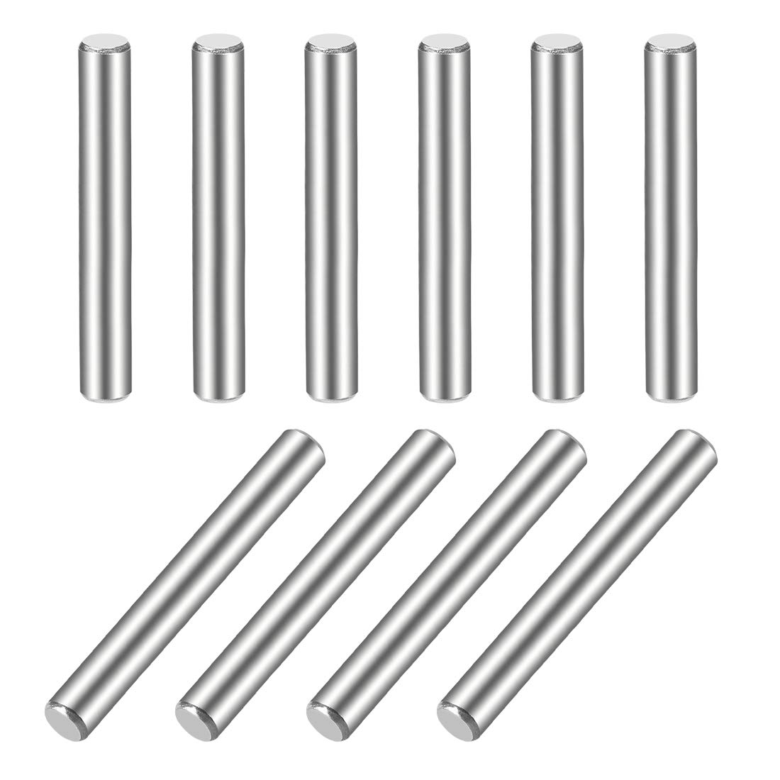 sourcing map 5 x 50mm(Approx 13/64") Dowel Pin 304 Stainless Steel Wood Bunk Bed Dowel Pins Shelf Pegs Support Shelves 10Pcs