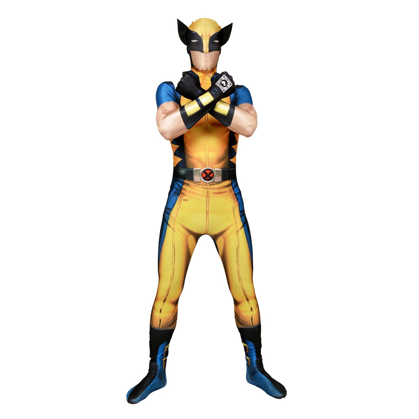 Official Wolverine Delux Digital Morphsuit Fancy Dress Costume - size Large - 5"4-5"10 (163cm-175cm)