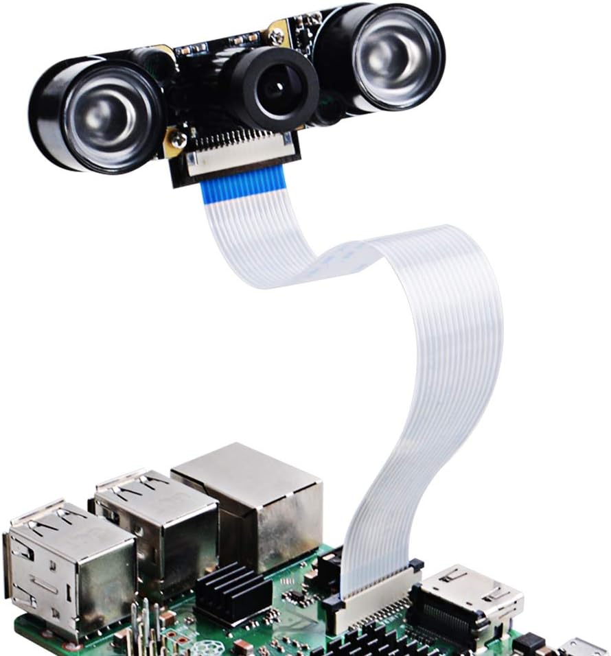 GeeekPi Raspberry Pi 4 Camera Module, Raspberry Pi Infrared Night ...