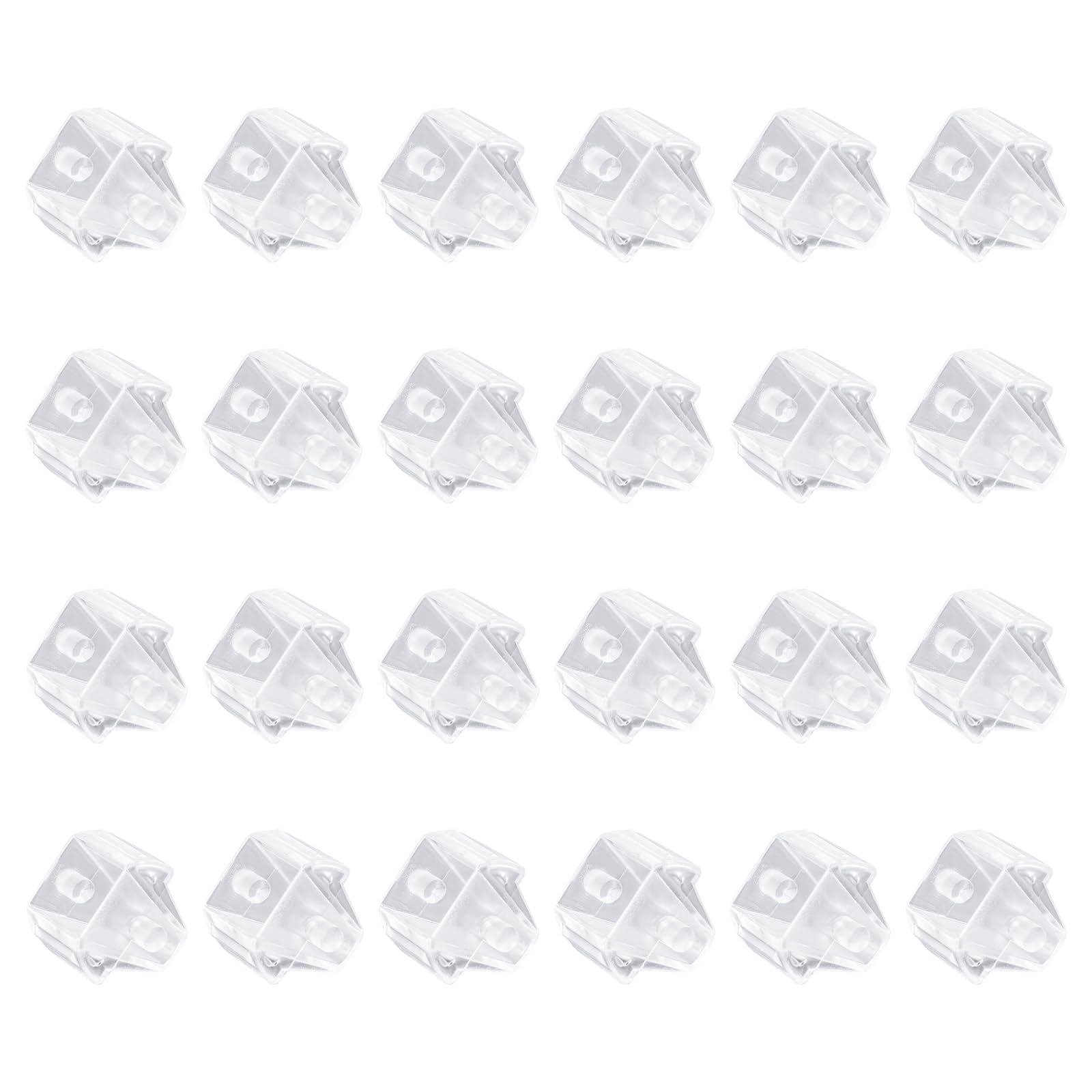 Photo 1 of 24pcs Tape Dispenser Plastic Core, ABS Material Tape Dispenser Insert Center Wheel Piece Replacement Core Roller Parts Accessories for School Office Home Supplies (Transparent)