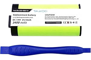 Replacement Battery for UE MegaBoom 1 Ultimate Ears Megaboom 3,fits Part No 533-000116 533-000138, 7.4V 3400mAh