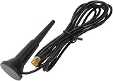 LiebeWH 2pcs 2G 3G Digital Antenna SMA Omnidirectional Magnet Base 5DBI 3m view 5