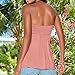Women Strapless Ruched Tube Top Shirt,Backless Stretchy Tunic Shirt for women (M, Pink)