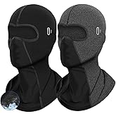 Balaclava Ski Mask, Full Face Mask Uv Protection Motorcycle Riding with Breathable Air Vents Neck Gaiter for Outdoor Sports
