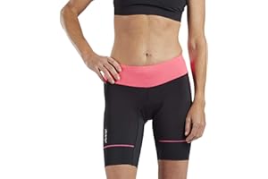 Zoot Women’s Core 8-Inch Tri Shorts – Women’s Performance Triathlon Shorts with 8in Inseam, Drawstring Closure, and Hip Pockets (Blush, Medium)