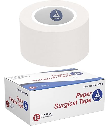 Ruban Médical Transparent Dynarex - 2 Pouces X 10 Yards - Boîte De 6 Rouleaux