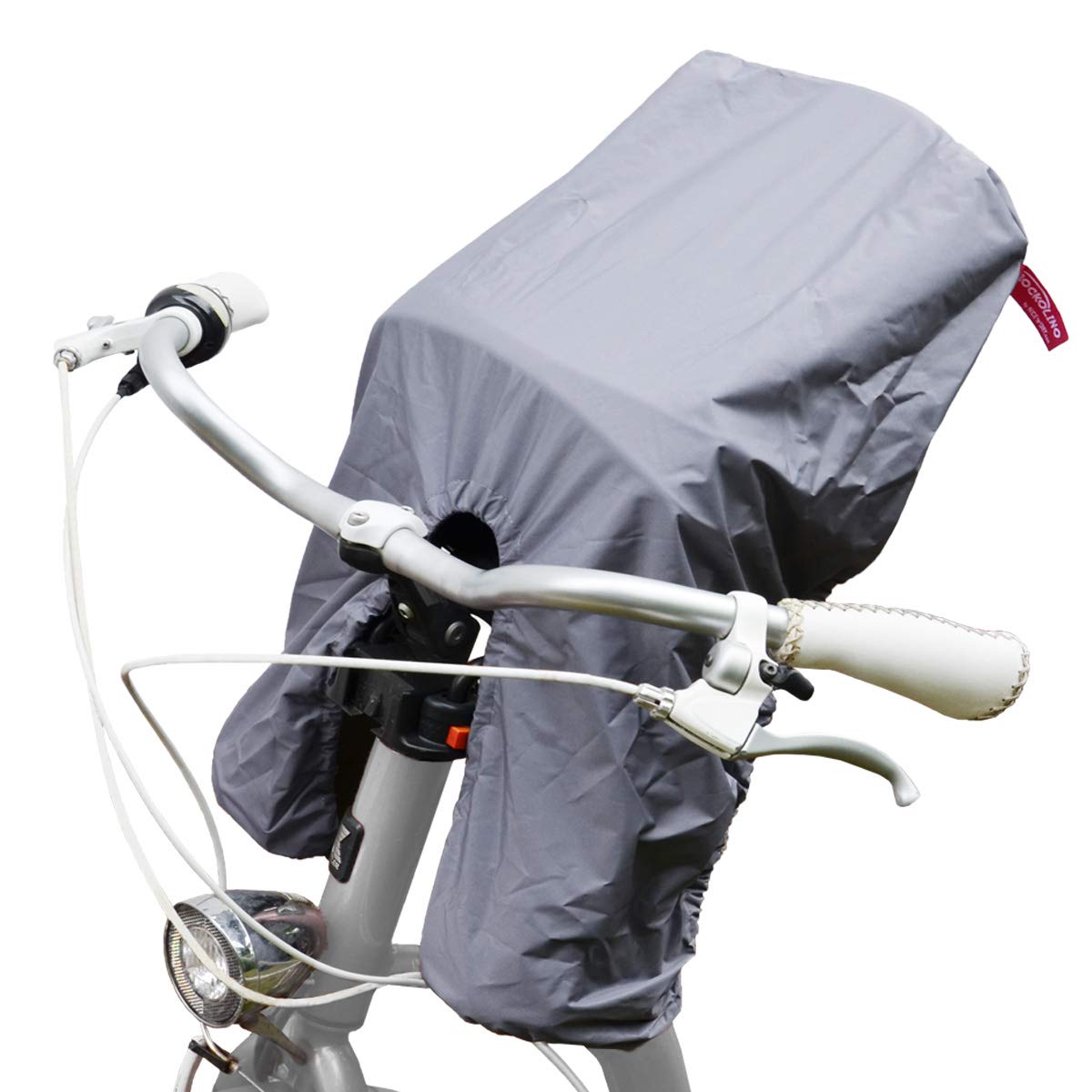 TROCKOLINO Avanti Rain Cover for Front Seat Handlebar Bike Seat Grey