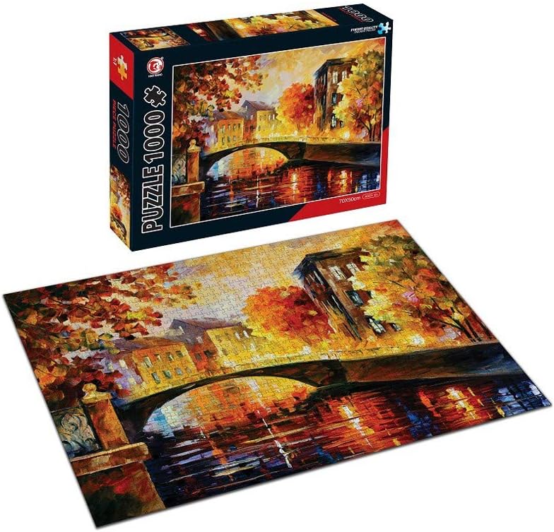 Armilum Adult Jigsaw Puzzle,Jigsaws for Adults,Jigsaws Puzzles 1000 Pieces,Landscape Puzzles,Adult Jigsaw,Kids Educational Toy Set,Brain IQ Developing Toys,Abstract Painting Puzzle (B, 70 X 50 cm)