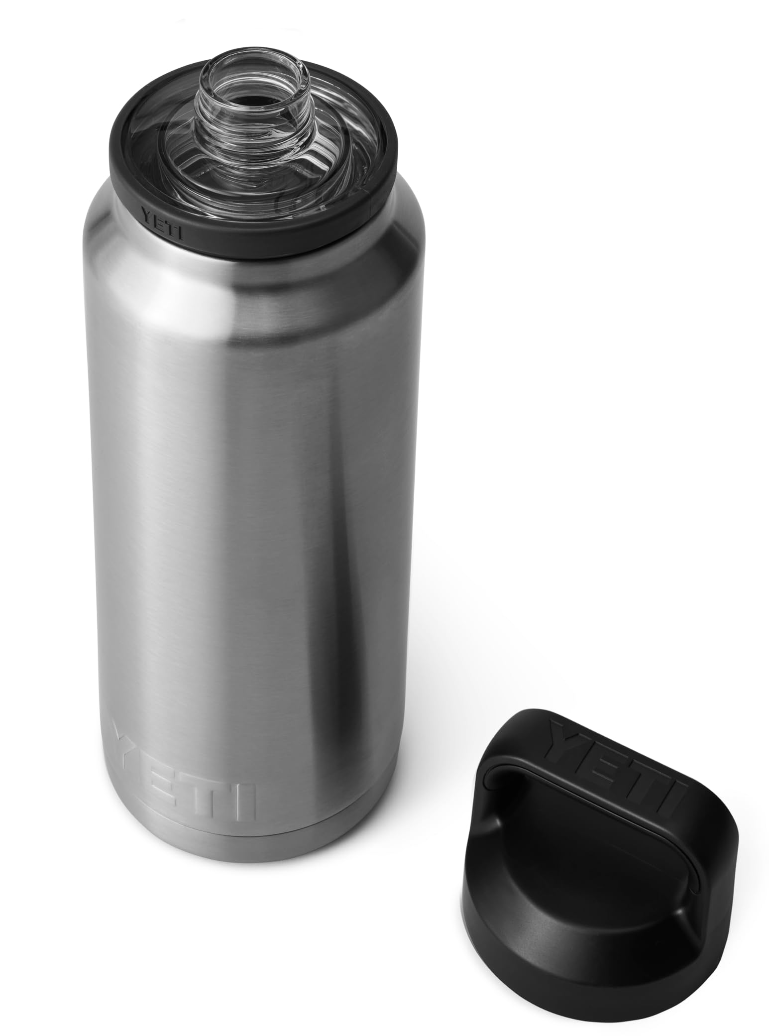 YETI Rambler Bottle Chug, Vacuum Insulated Stainless Steel Bottle with Leakproof Chug Cap, Stainless Steel, 36 oz (1 L) — image 1