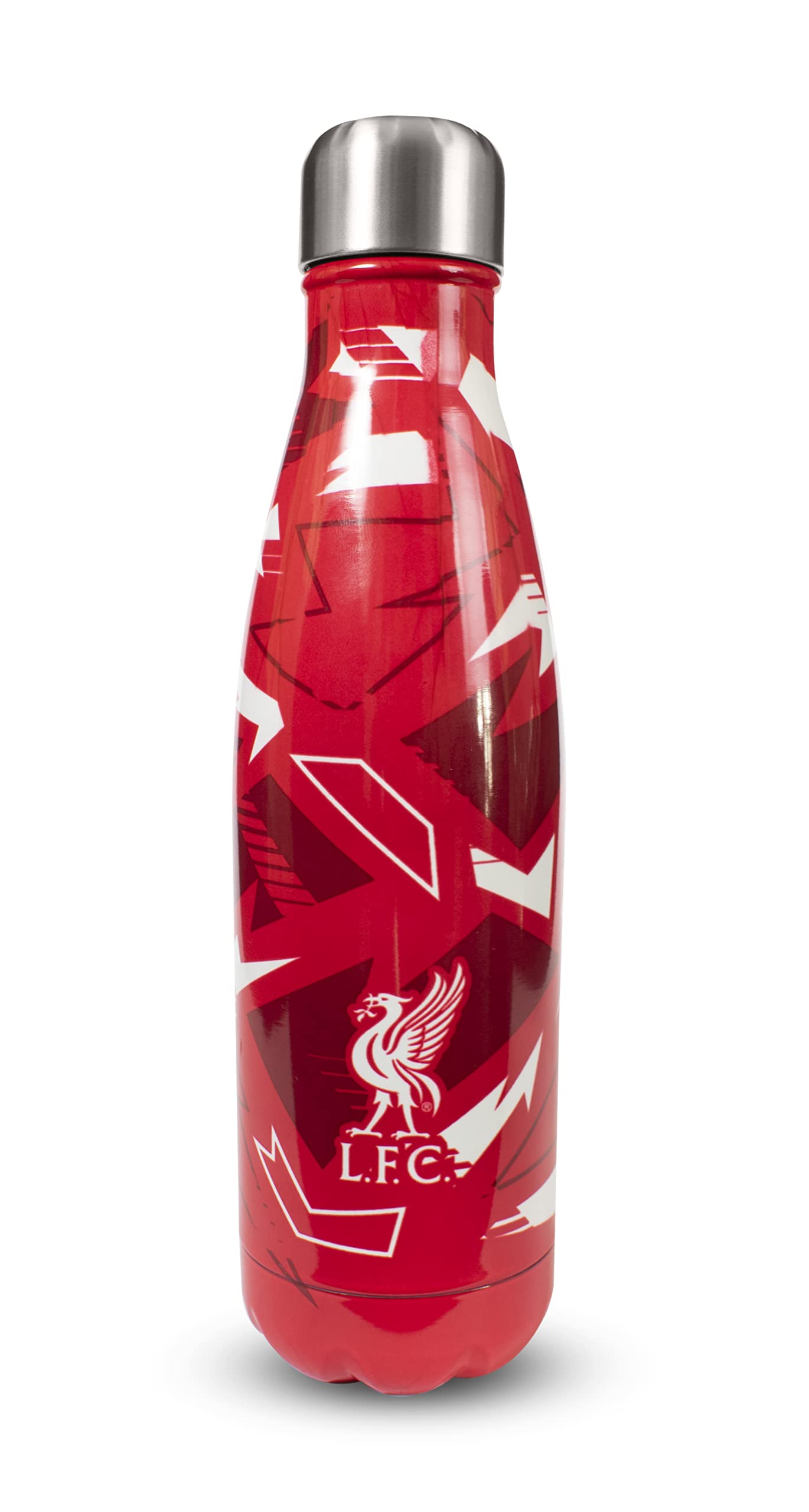 Hy-Pro Officially Licensed Liverpool F.C. Thermal Bottle - Stainless Steel, Double Wall, Vacuum Flask, Fade Design, Lightweight, Leakproof, Great Football Gift Idea