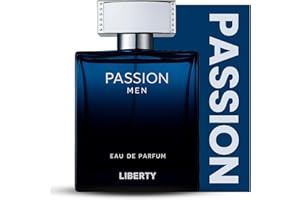 Liberty Luxury Passion Eau De Parfum for Men, Long Lasting Bold Spicy Scent Designed in France, Masculine Cologne That Draws Compliments, Perfume for men, men's fragrances,Gift for Men 100ml 3.4Oz