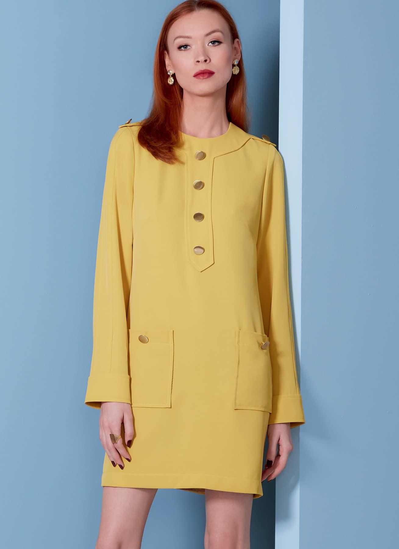 Vogue Patterns V1844F5 Misses Dress F5 (16-18-20-22-24)