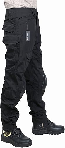 Amazon Heat Voice サバゲー u 迷彩服 戦闘服 自衛隊 ズボン 日本人サイズ 二ーパッド ニーパッド付き M 黒 戦闘服 通販