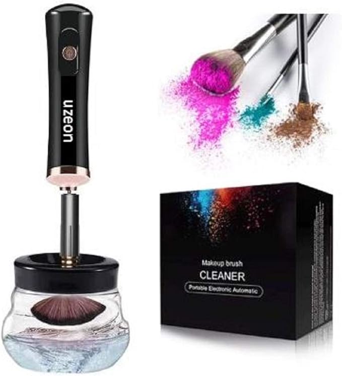 UZEON Makeup Brush Cleaner and Dryer, Electric, Automatic, Deep