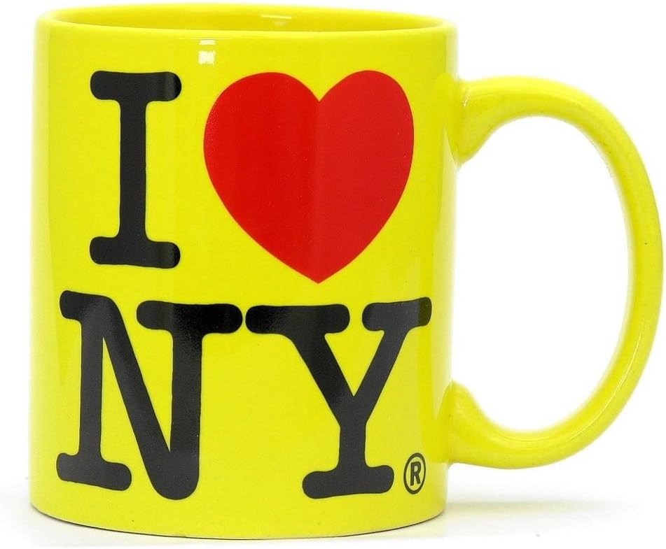 I Love New York Mug Yellow, New York Mugs, New York Souvenirs, NYC Coffee Mugs By I Love NY