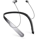 Anker SoundBuds Life Wireless Lightweight Neckband Headphones, Professional Bluetooth Headset, IPX5 Water Resistant Earbuds with Noise Cancelling Technology, Built-in Mic and 20h Playtime
