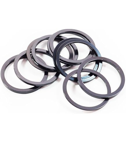 5 Pcs Bike Bottom Bracket Spacer Washers - Aluminum Alloy Gaskets For Mountain & Road Bike Crankset