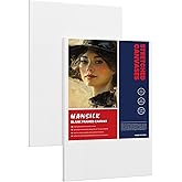 Stretched Canvas for Painting 18x24 Inch (2 Pack) - 100% Cotton Triple Primed White Artist Canvas Boards, Blank for Acrylic, Oil, Watercolor - Professional Art Supplies