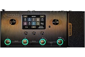 Hotone Ampero MP-100 Guitar Bass Amp Modeling IR Cabinets Simulation Multi Language Multi-Effects with Expression Pedal Stere
