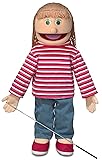 25" Emily, Peach Girl, Full Body, Ventriloquist