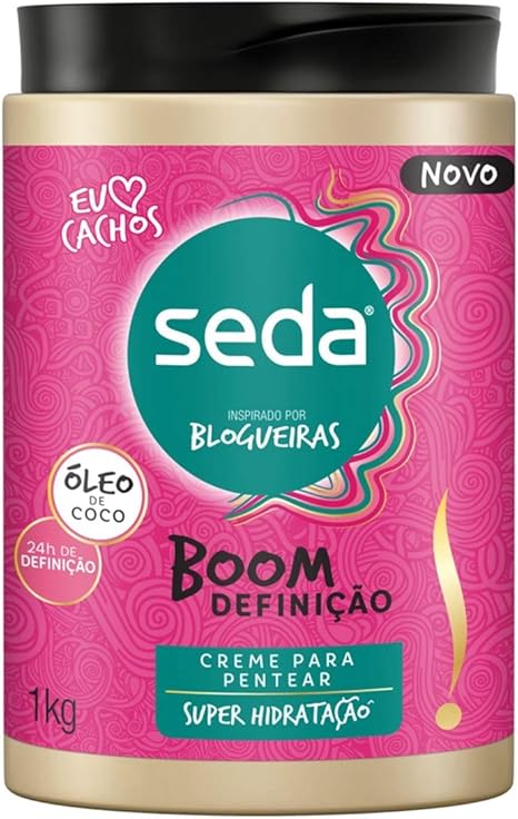 Creme para Pentear Seda Boom Definição 1kg