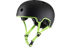 TurboSke Skateboard Helmet, BMX Helmet, Multi-Sport Helmet, Bike Helmet for Kids, Youth, Men, Women