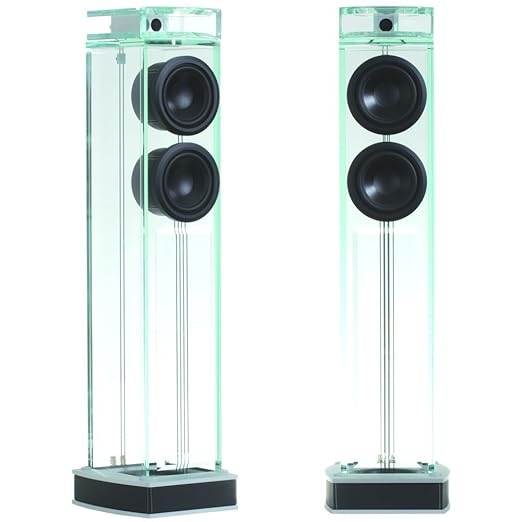 Waterfall Audio &quot;Niagara&quot; Diamond Glass Floor Standing Loudspeakers - Pair (Old Version)