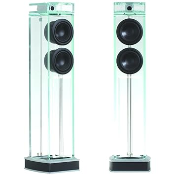 Waterfall Audio Niagara Diamond Glass Floor Standing Loudspeakers Pair Old Version