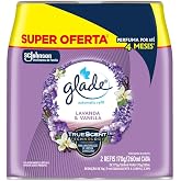 Glade Aromatizador de Ambiente Automático Lavanda e Baunilha, 2 Refis 260ml