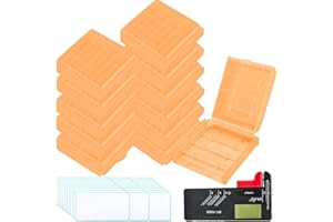 DKARDU 12 Pcs AA/AAA Battery Storage Case, AA/AAA Portable Insulative Plastic Cell Battery Storage Case for Rechargeable Batt