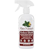 Natural Rodent Repellent Spray – USDA Organic Peppermint Oil Formula That Helps Deter Rodents, 16 oz – Made in USA by Mint Naturals