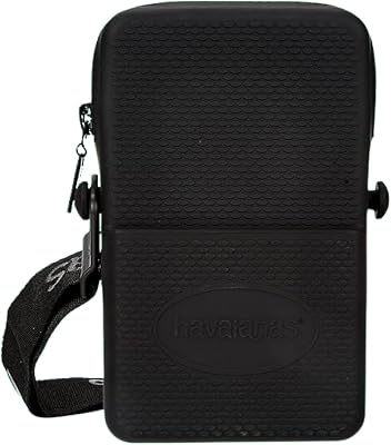 Havaianas street bag, bolsas de ombro adulto unissex, preta, tamanho único