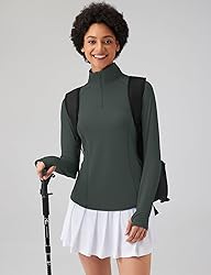 LOMON Women Hiking Shirts Quick Dry Long Sleeve