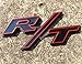 zorratin Special Red Trim Black R/T RT Side Fender Trunk Emblem Badge w/ Sticker for Dodge Challenger Charger Avenger SRT