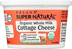 Kalona Super Natural Organic Whole Milk Cottage Cheese, 16 oz