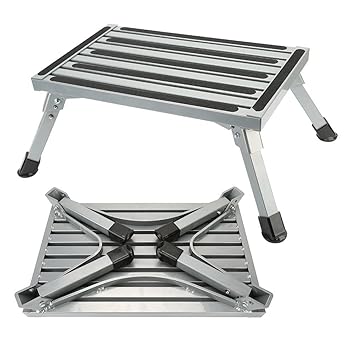 folding footstool camping