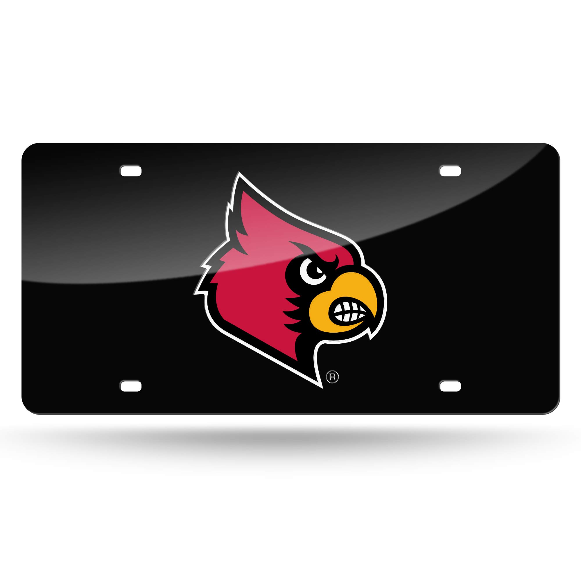 Rico Industries NCAA Louisville Cardinals Black Color Laser Cut Tag Image
