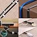 BUSOHE Cat 8 Ethernet Cable 10 FT 2-Pack, 40Gbps 2000MHz Cat8 High Speed Flat Internet Network Patch Cord, SFTP Shielded LAN Wire with Gold Plated RJ45 Connector for Outdoor Indoor - 10FT Black