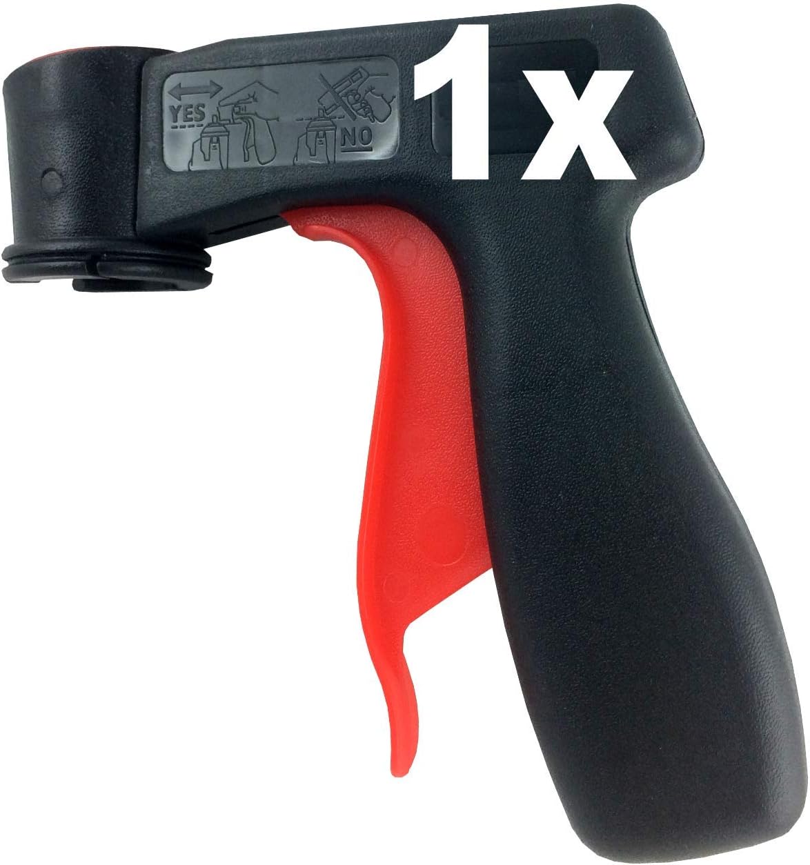 1 spray gun handle for thermal car paint, spray can.